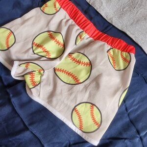 Girl's Softball Pajama Set, size 14
